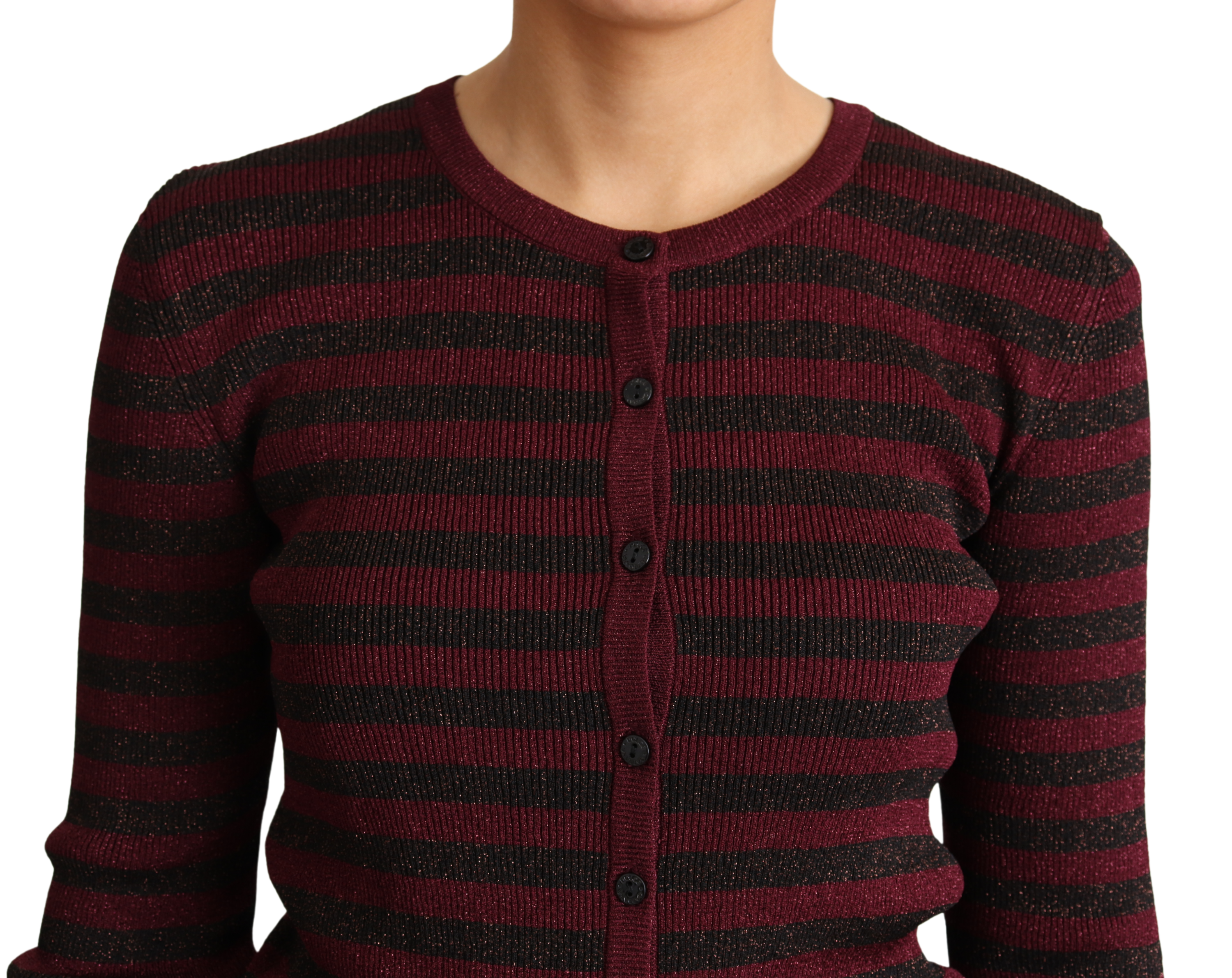 Dolce & Gabbana Elegant Striped Viscose Cardigan