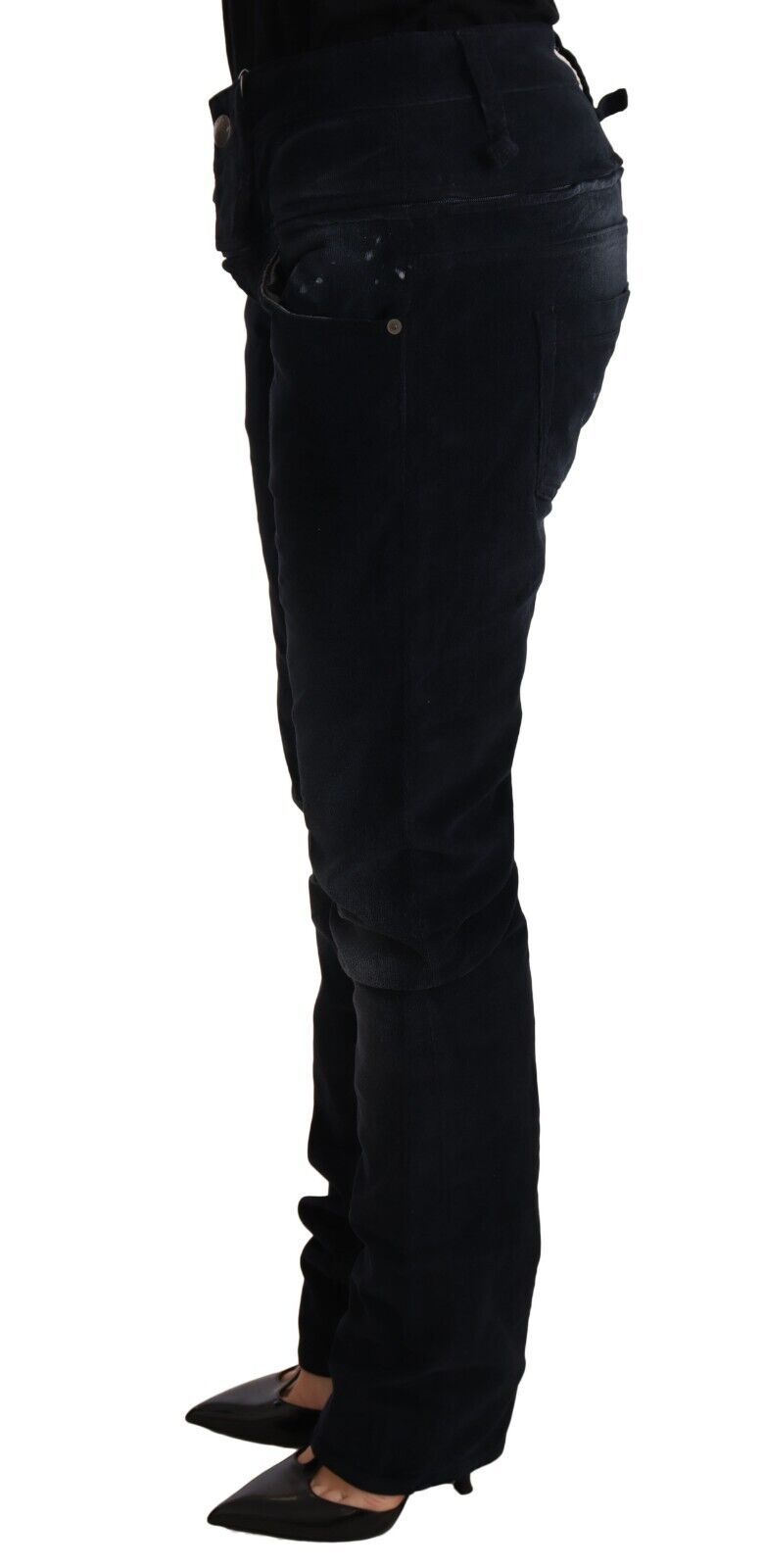 Acht Elegant Dark Blue Slim Fit Denim