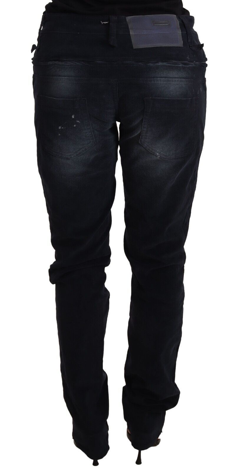 Acht Elegant Dark Blue Slim Fit Denim