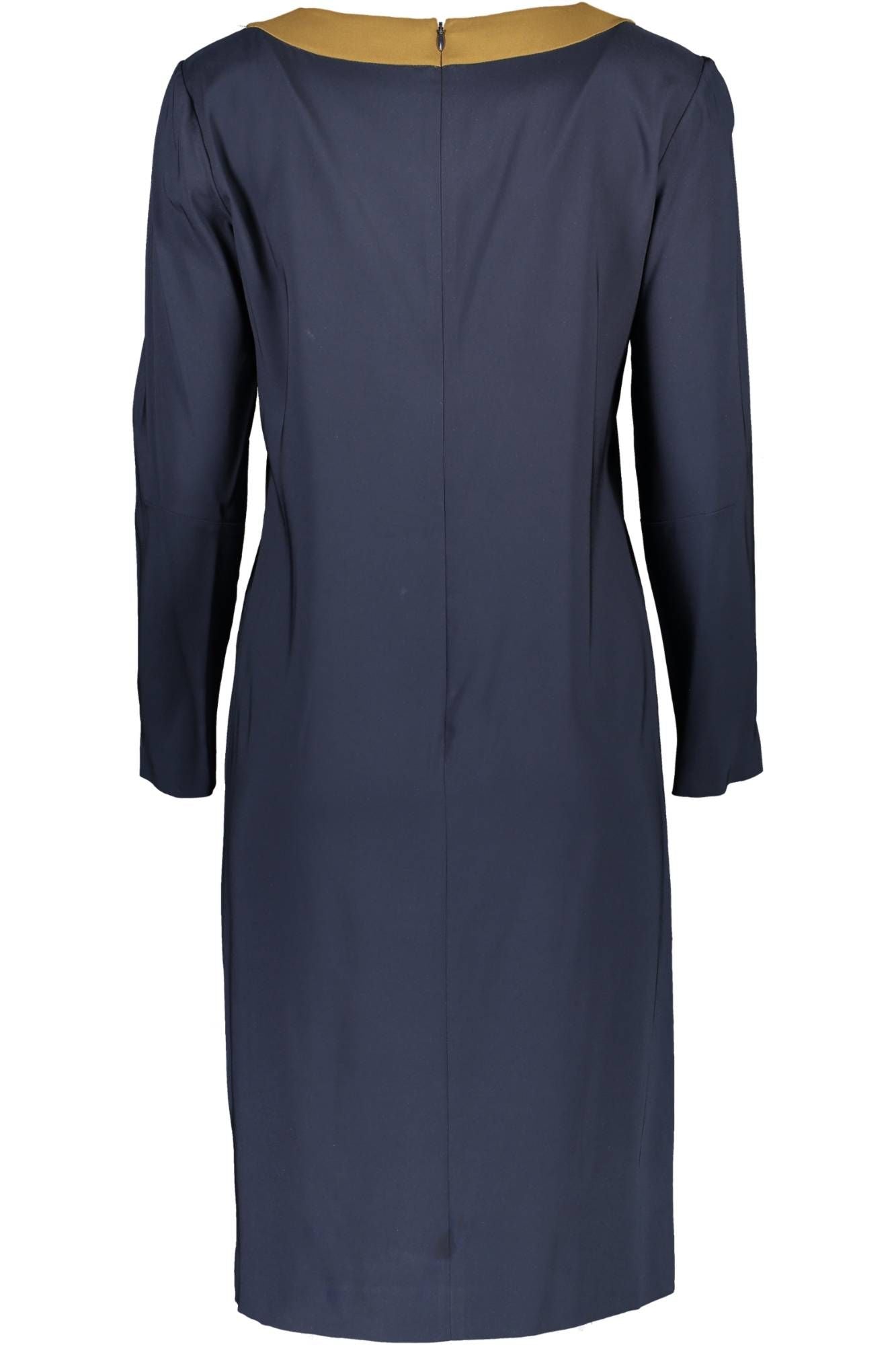 Gant Chic Blue Round Neck Dress with Contrasting Details