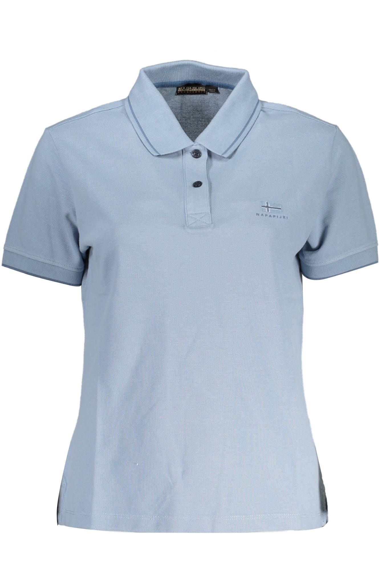 Napapijri Chic Light Blue Short-Sleeved Polo