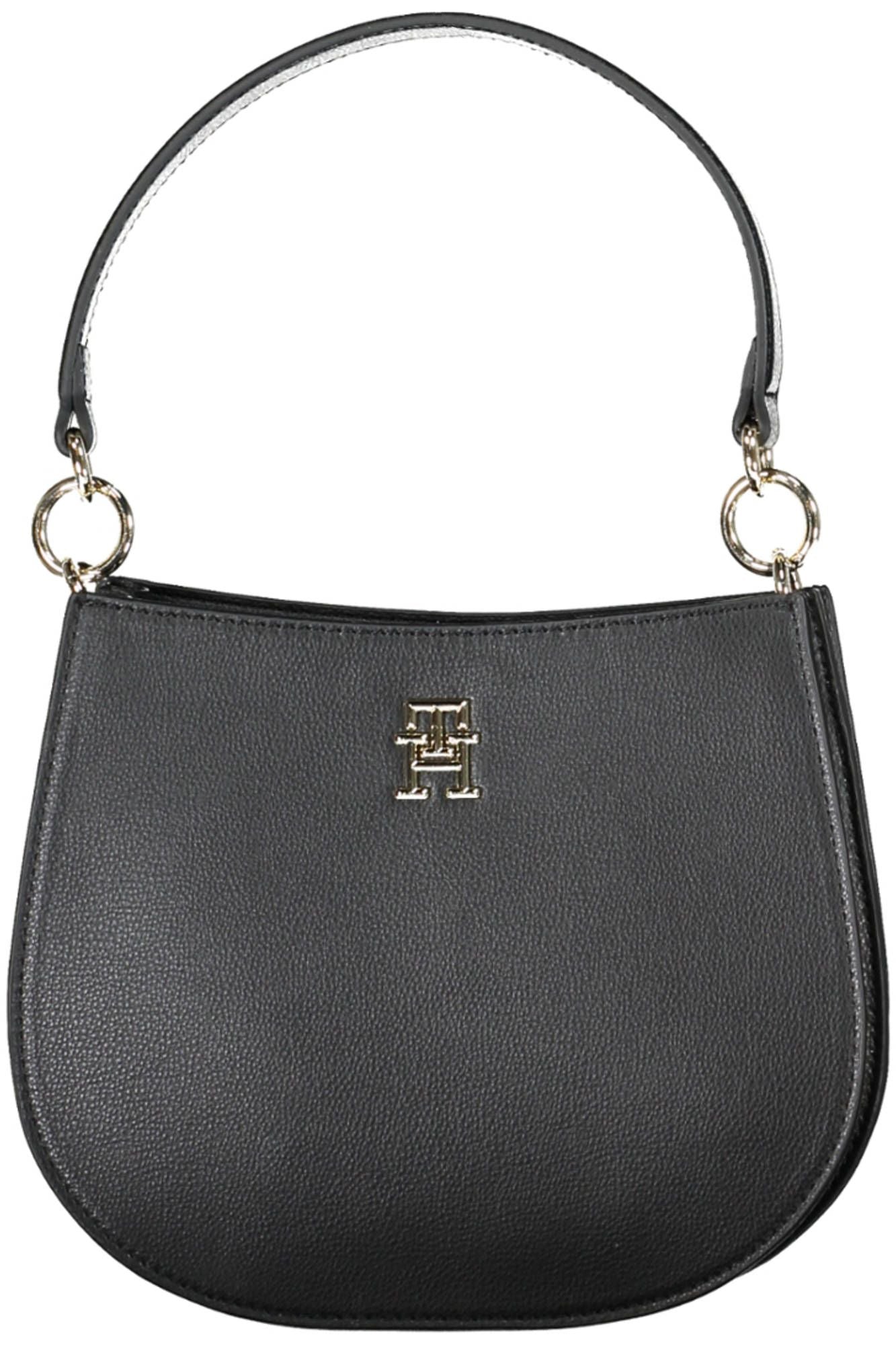 Tommy Hilfiger Black Polyester Women Handbag