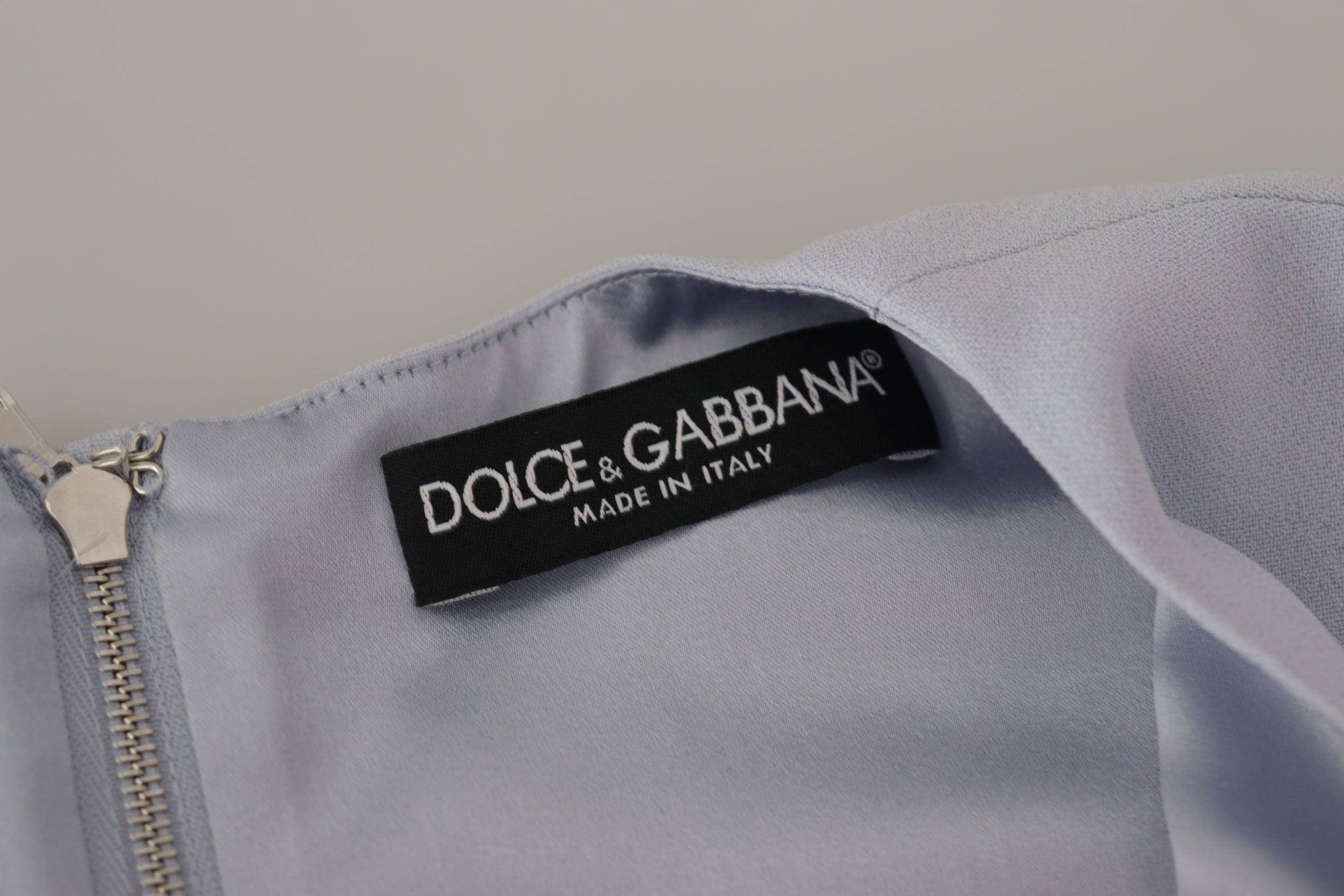 Dolce & Gabbana Elegant Light Blue A-line Dress