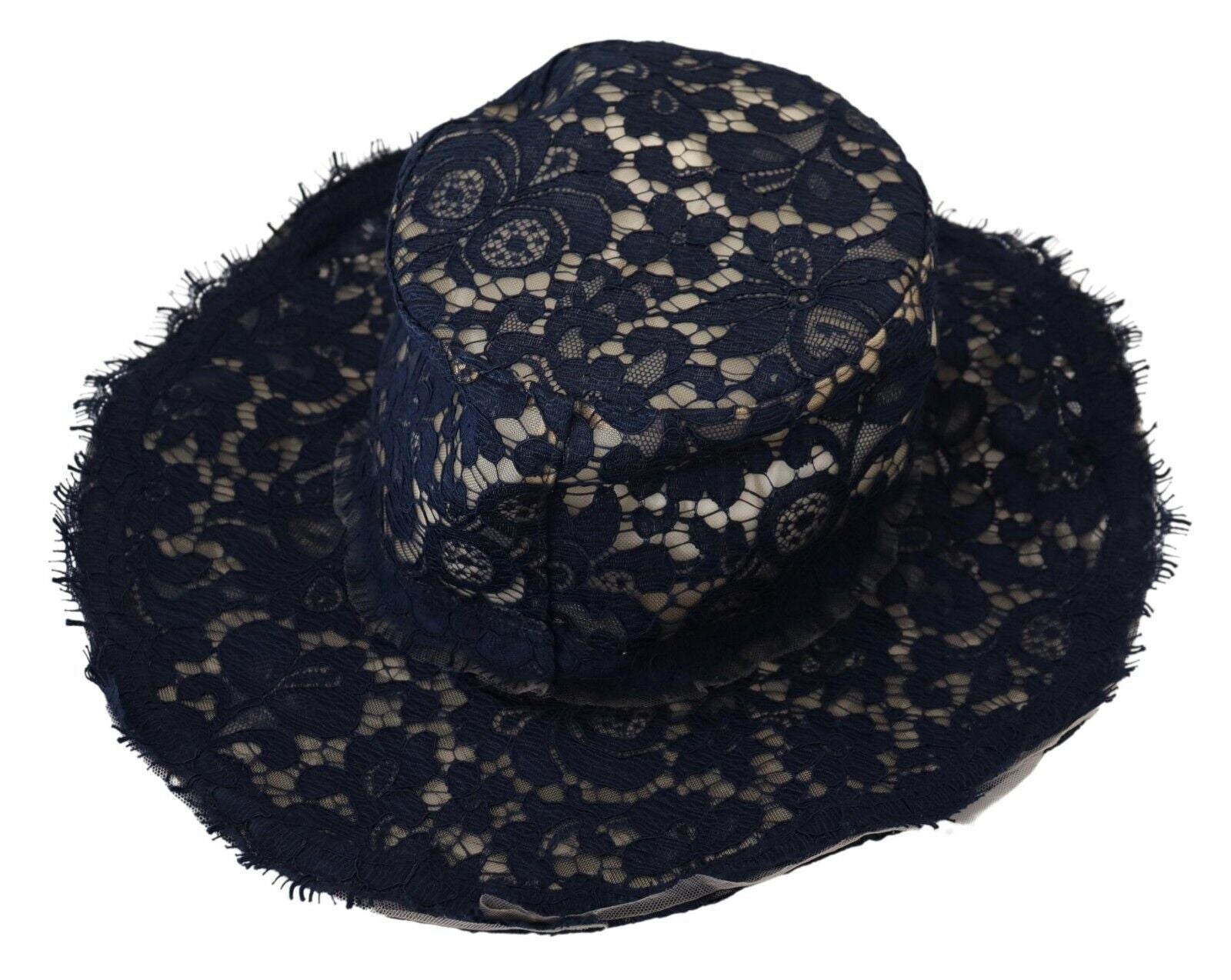 Dolce & Gabbana Elegant Wide Brim Blue Hat