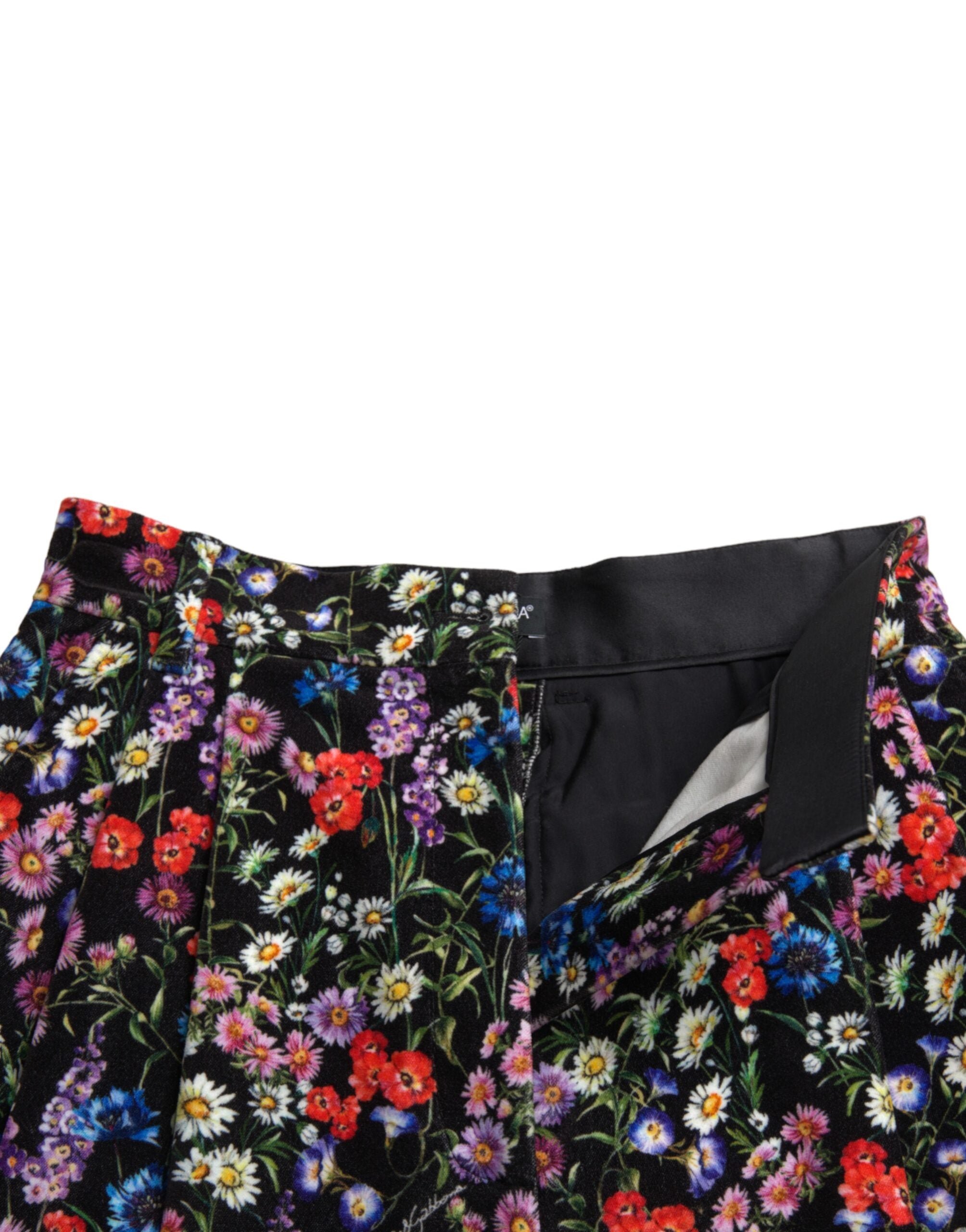 Dolce & Gabbana Chic Floral High Waist Hot Pants Shorts