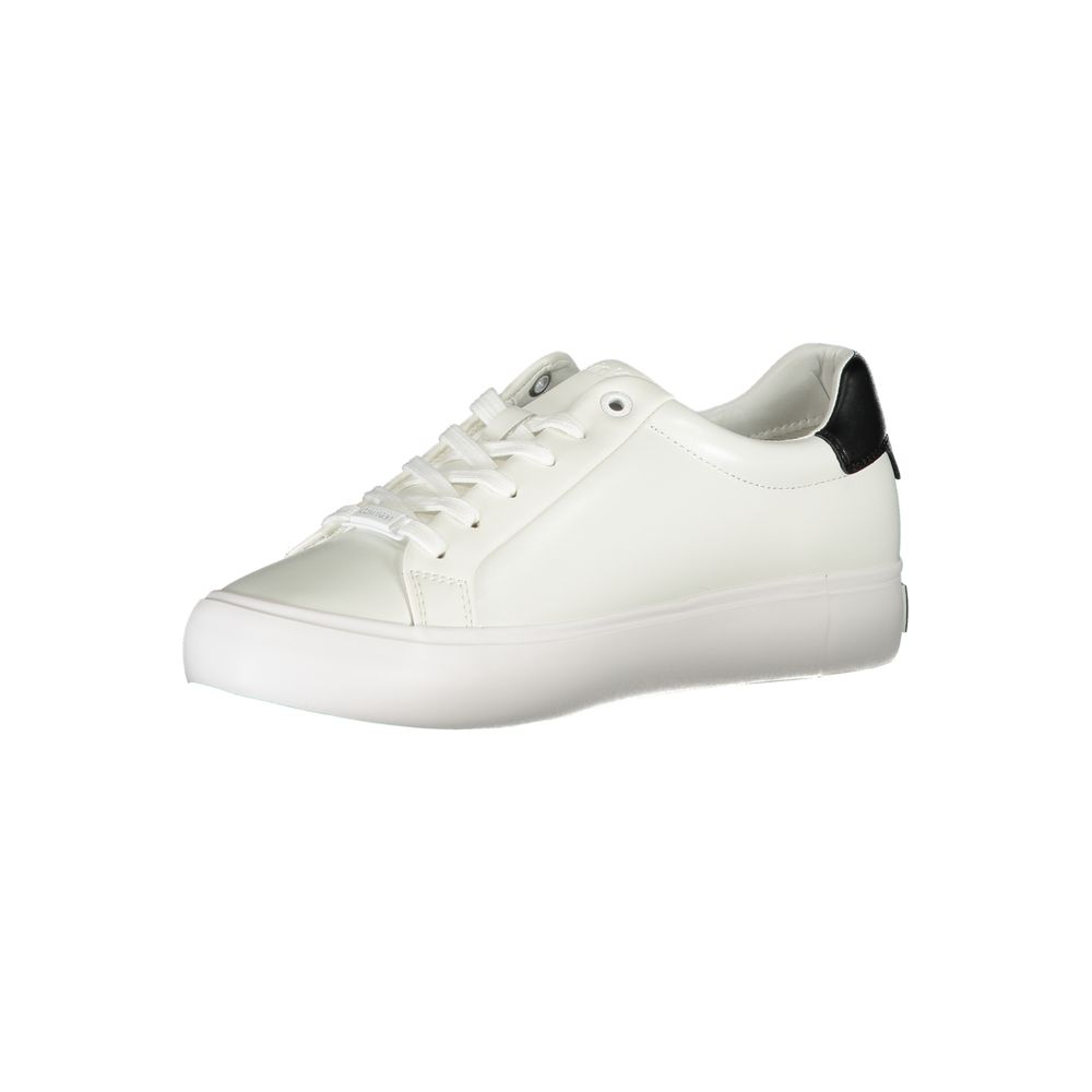 Calvin Klein White Polyester Sneaker