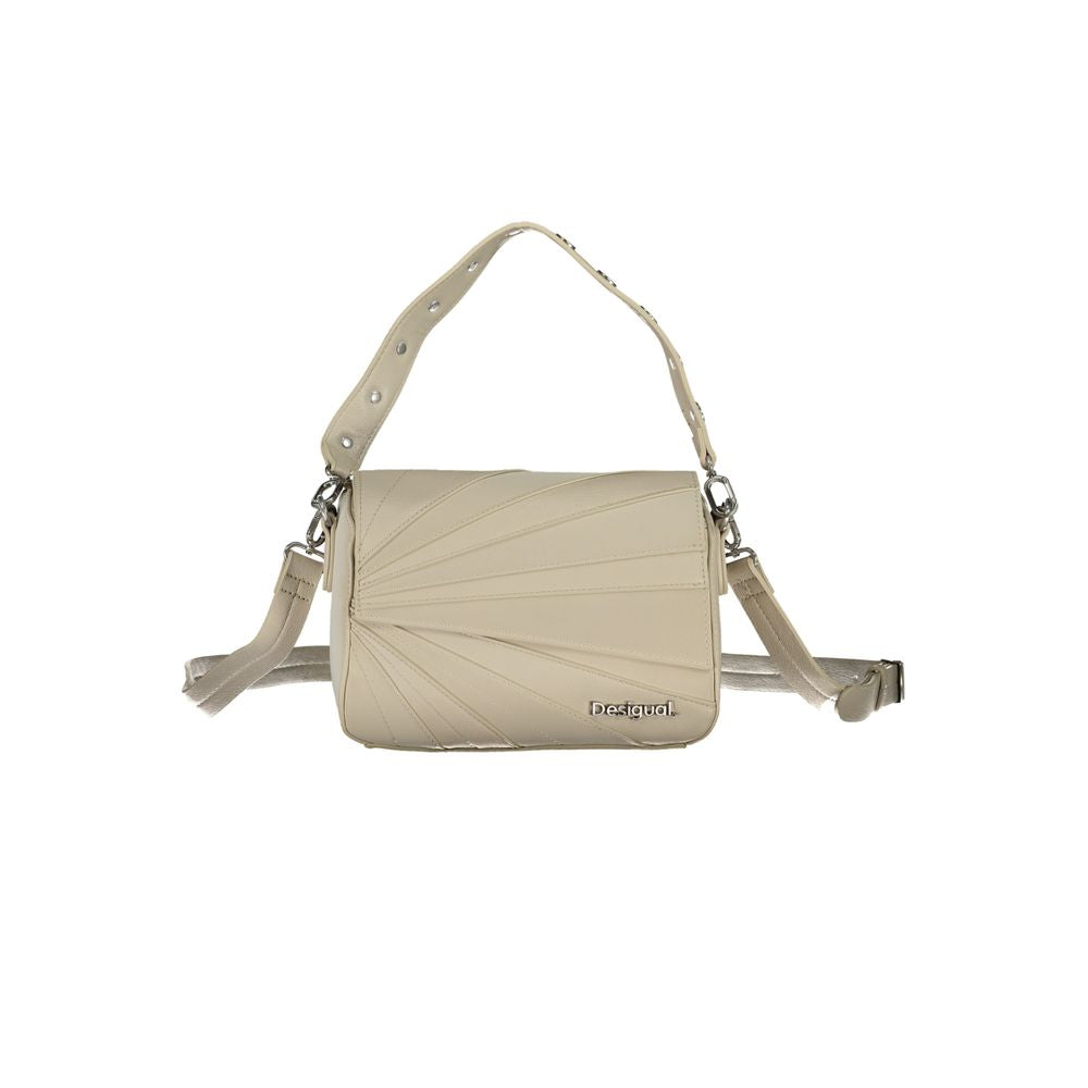 Desigual Beige Polyethylene Handbag