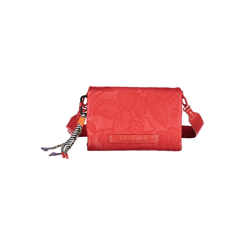 Desigual Red Polyethylene Handbag