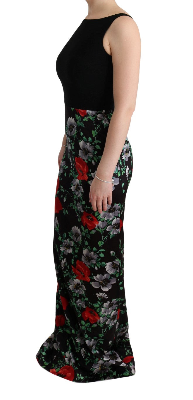 Dolce & Gabbana Elegant Floral Sheath Gown