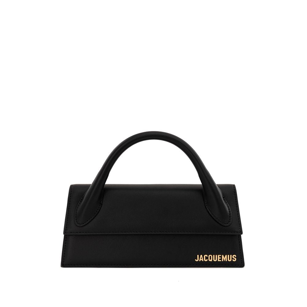 Jacquemus Elegant Black Leather Handbag