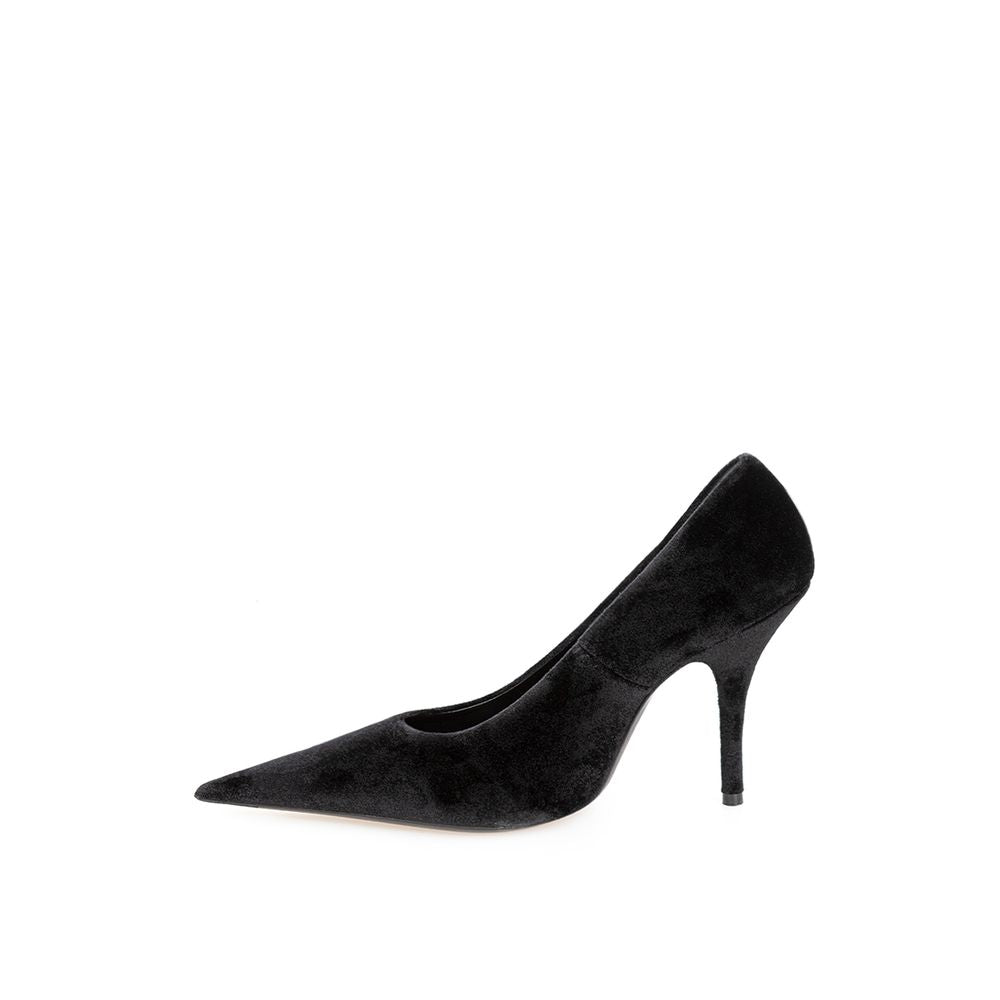 Balenciaga Elegant Velvet Black Pumps