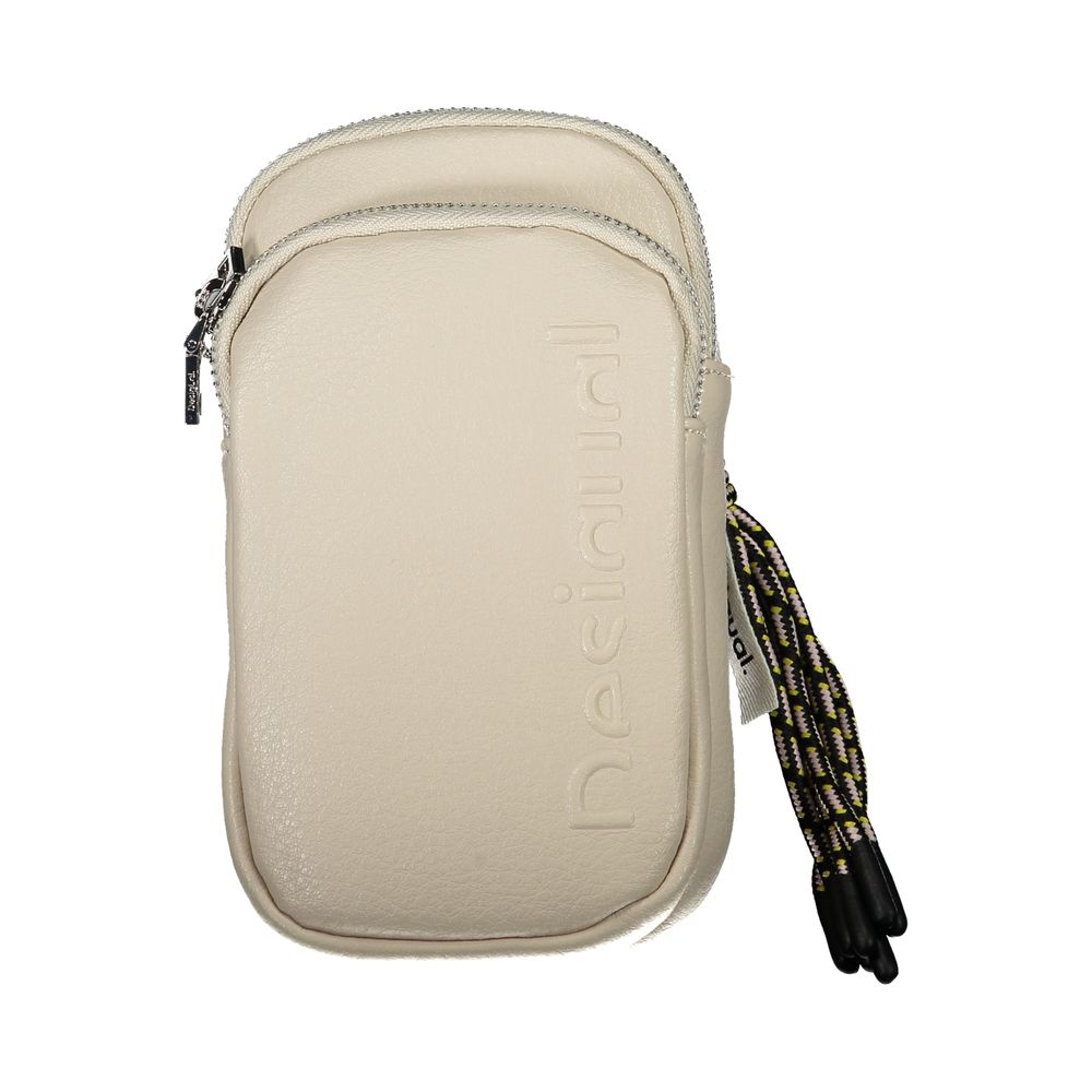 Desigual Beige Polyethylene Handbag