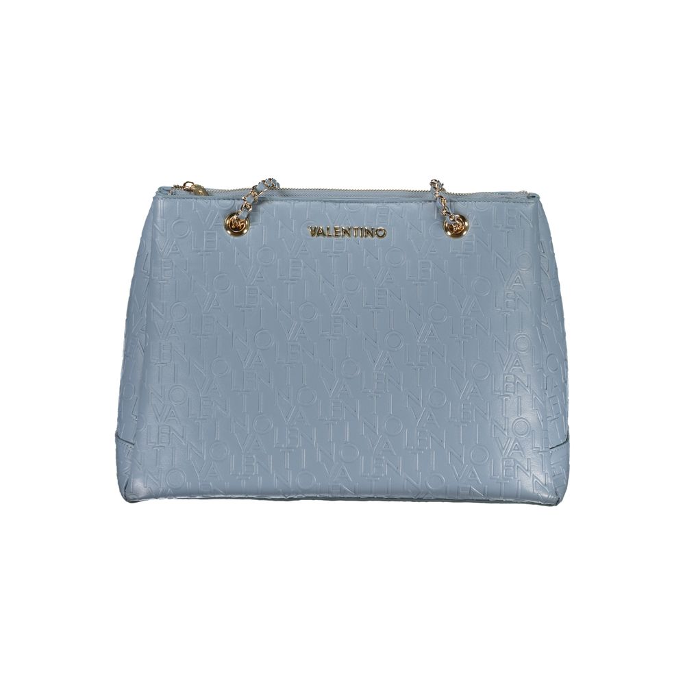 Valentino Light Blue Polyethylene Women Handbag