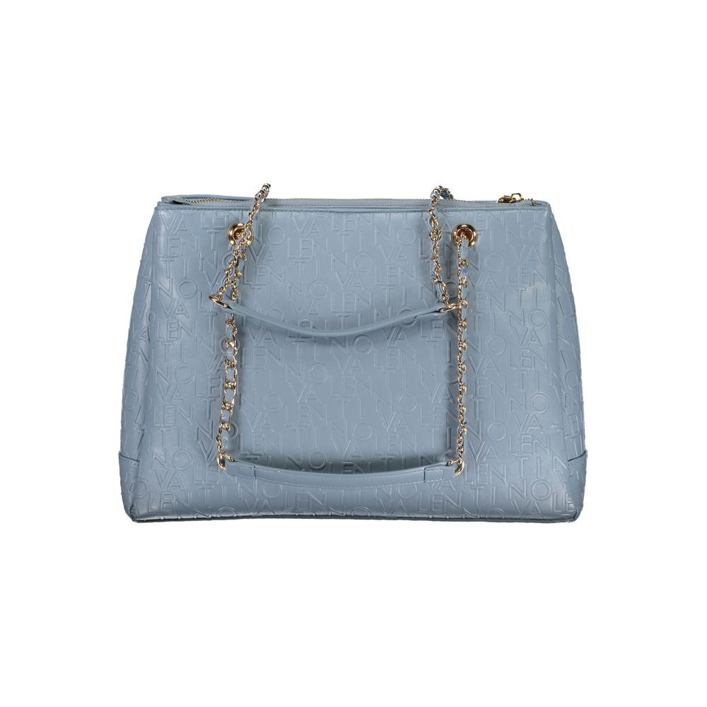 Valentino Light Blue Polyethylene Women Handbag