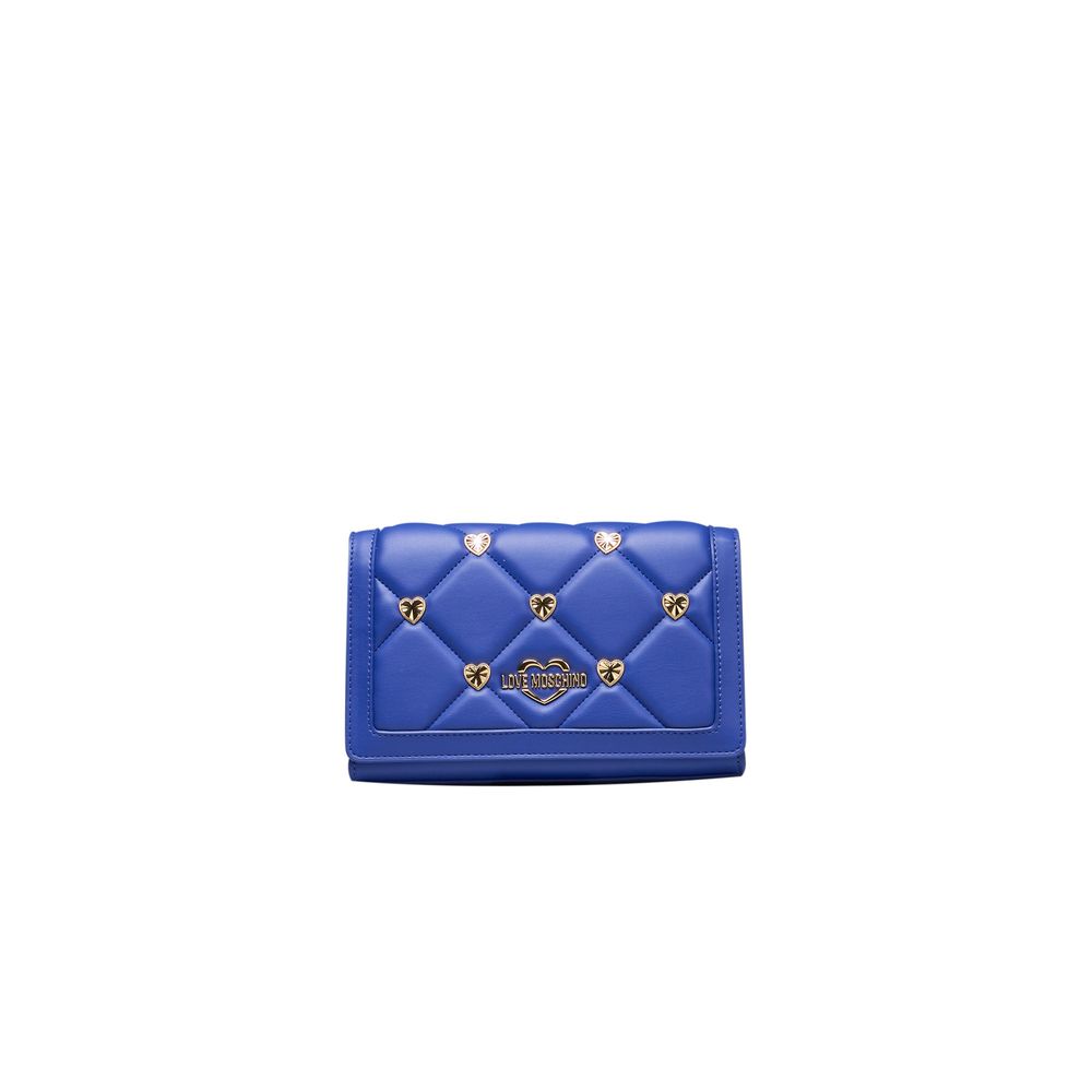 Love Moschino Blue Polyethylene Women Crossbody Bag