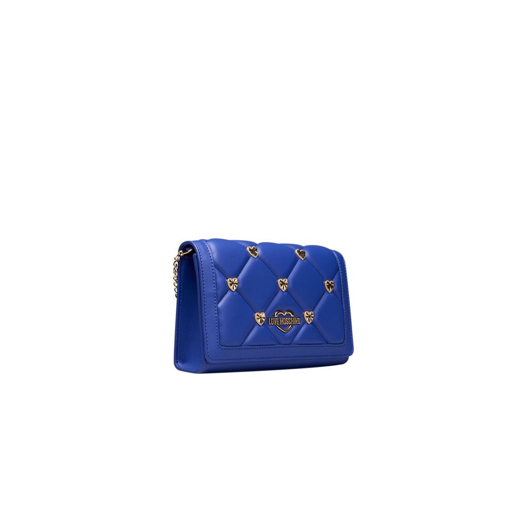 Love Moschino Blue Polyethylene Women Crossbody Bag