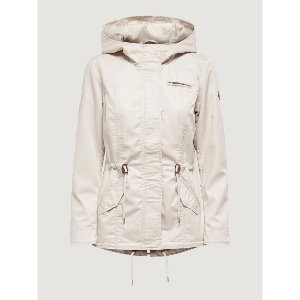 Only Beige Polyester Jackets & Coat