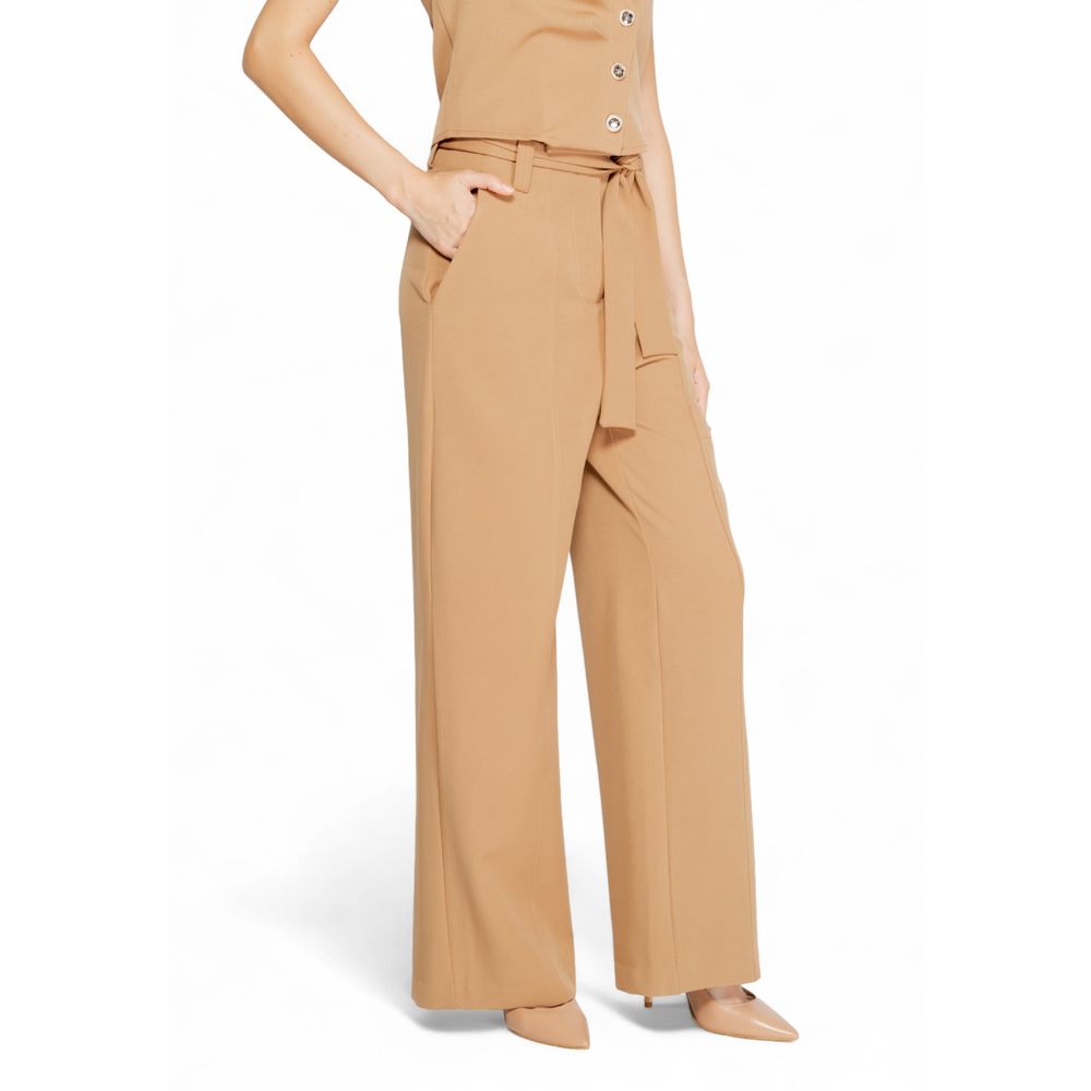 Rinascimento Beige Polyester Jeans & Pant