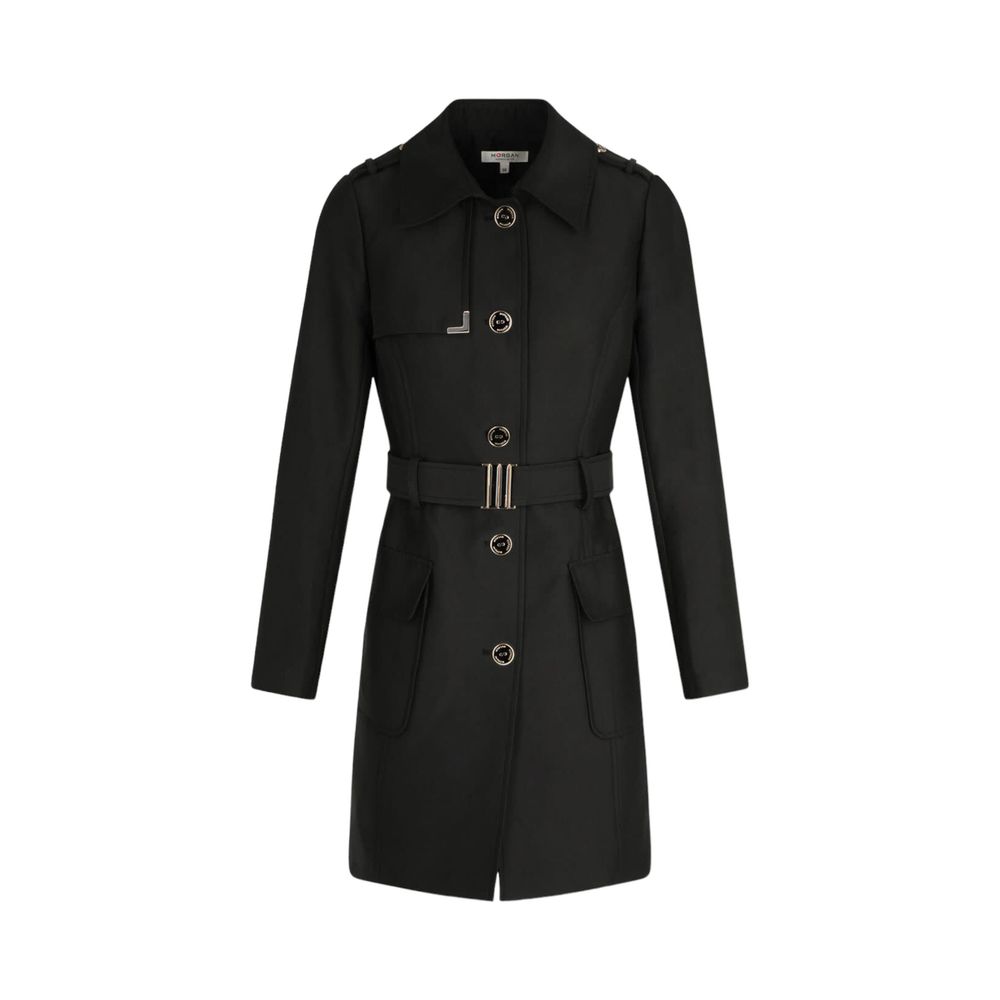 Morgan De Toi Black Polyester Jacket