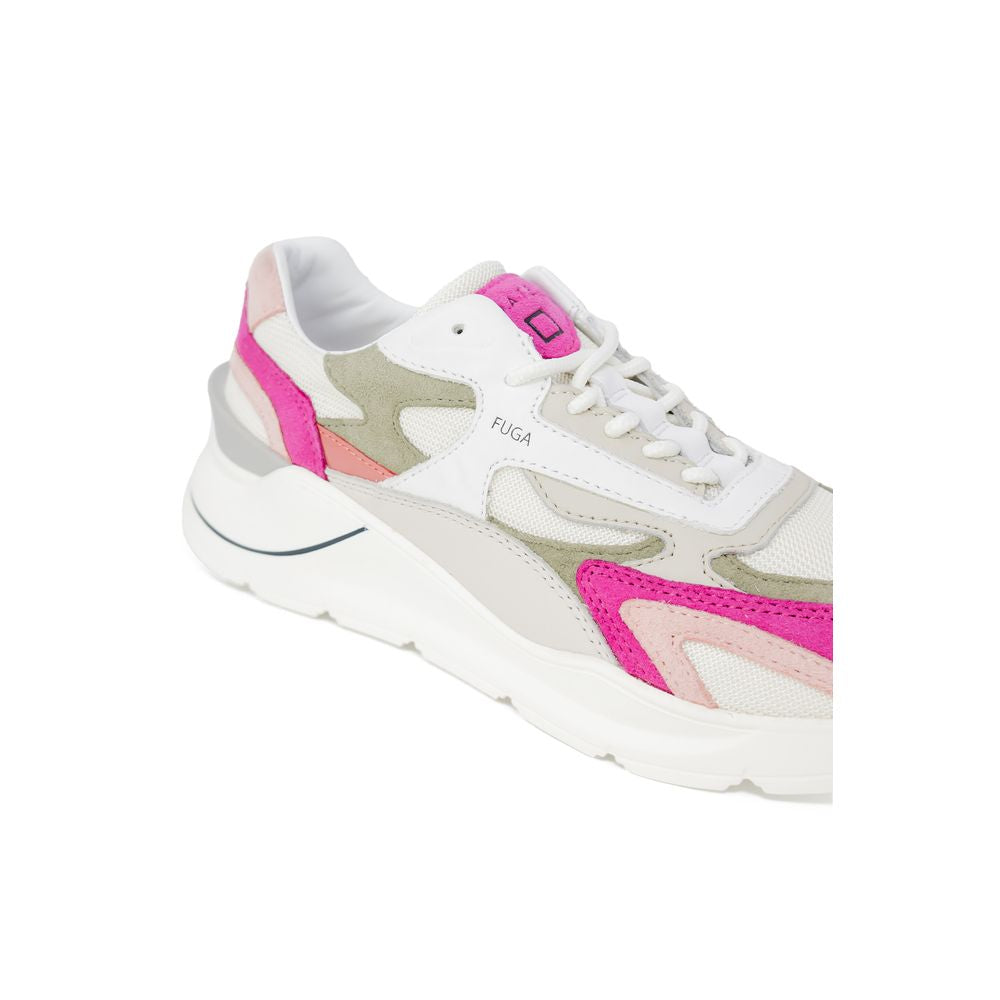 D.A.T.E Pink Suede Sneaker