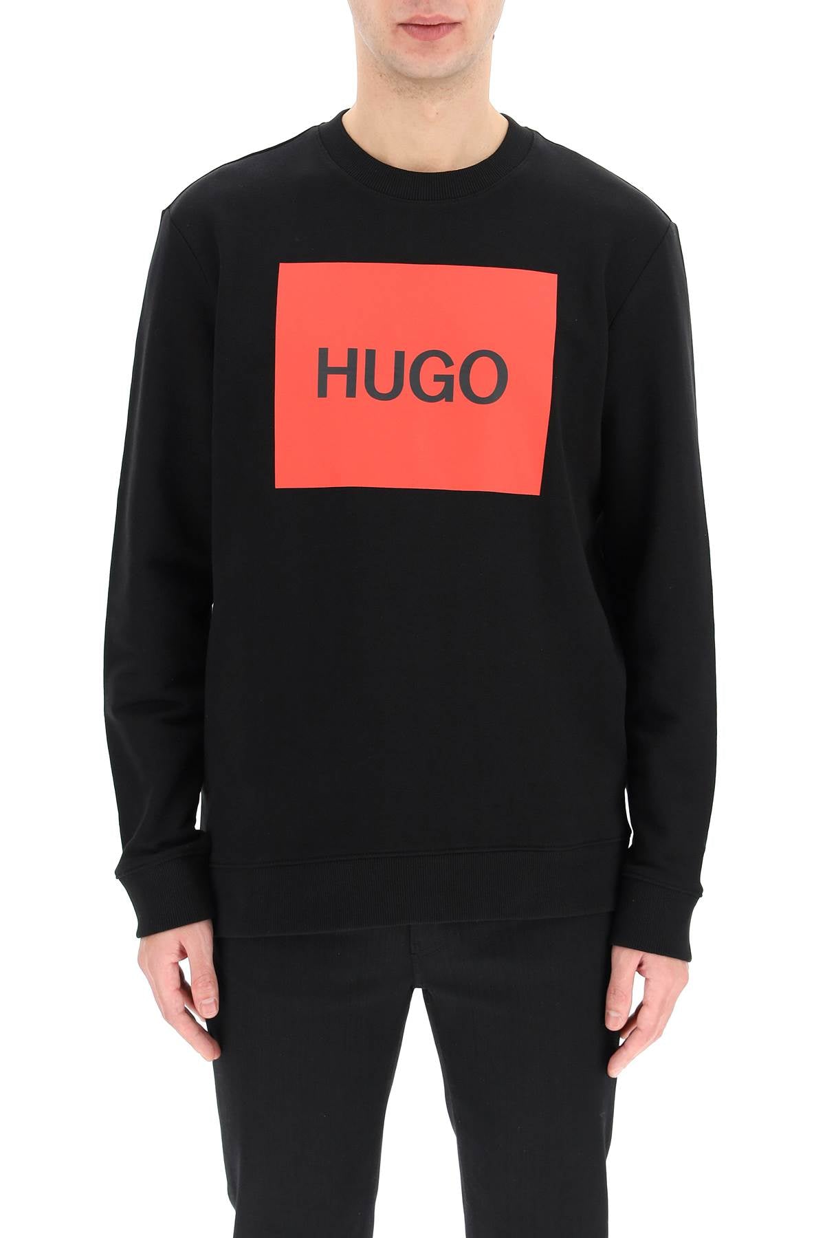 Hugo duragol logo box sweatshirt