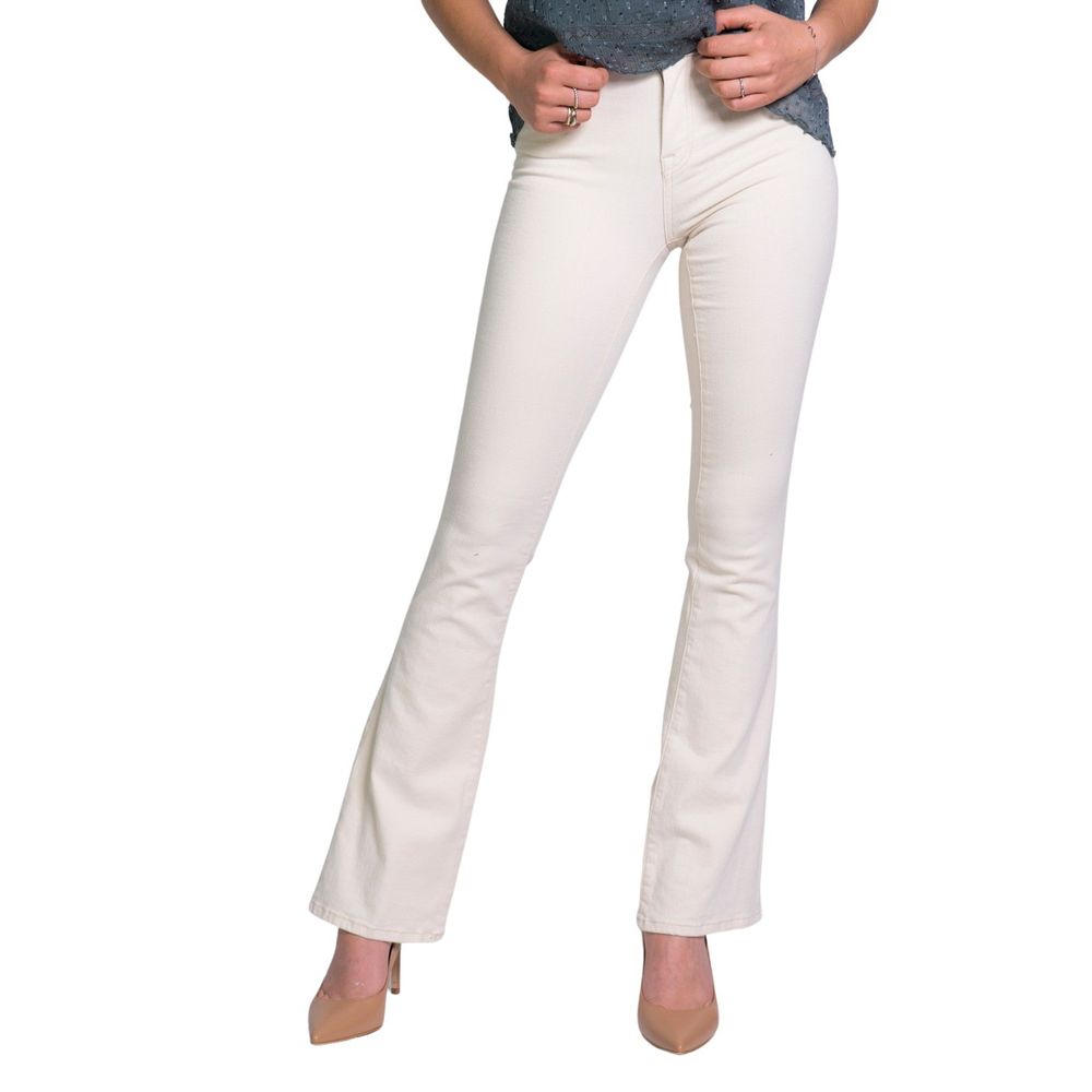 Only Cream Cotton Jeans & Pant