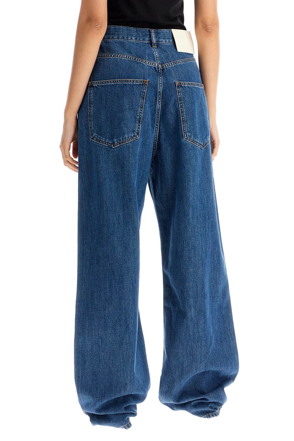 Valentino Garavani Baggy Cotton Lyocell Jeans