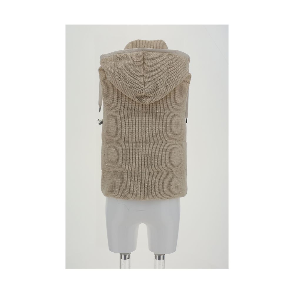 Brunello Cucinelli Hooded Down Vest