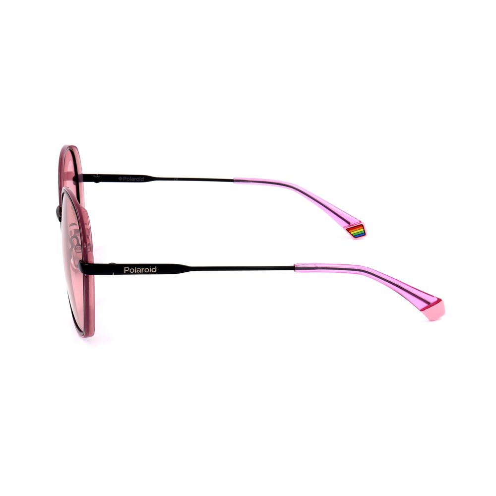 Polaroid Pink Metal Sunglasses