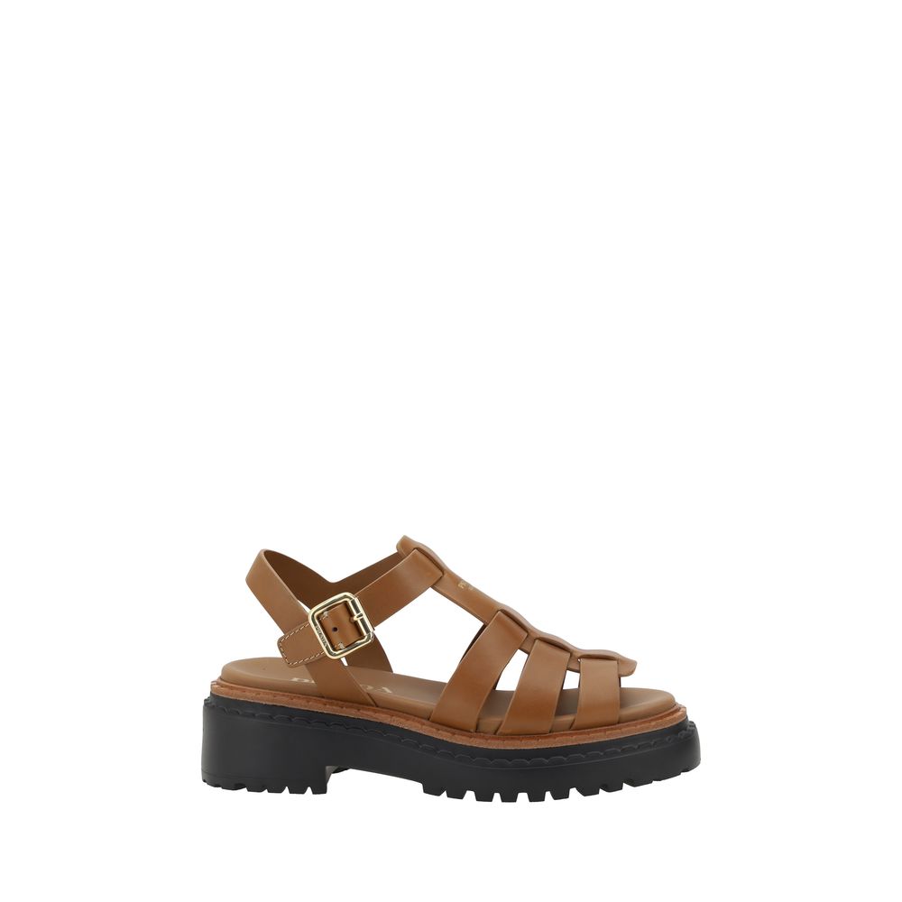 Prada Sandals with a Tread Sole