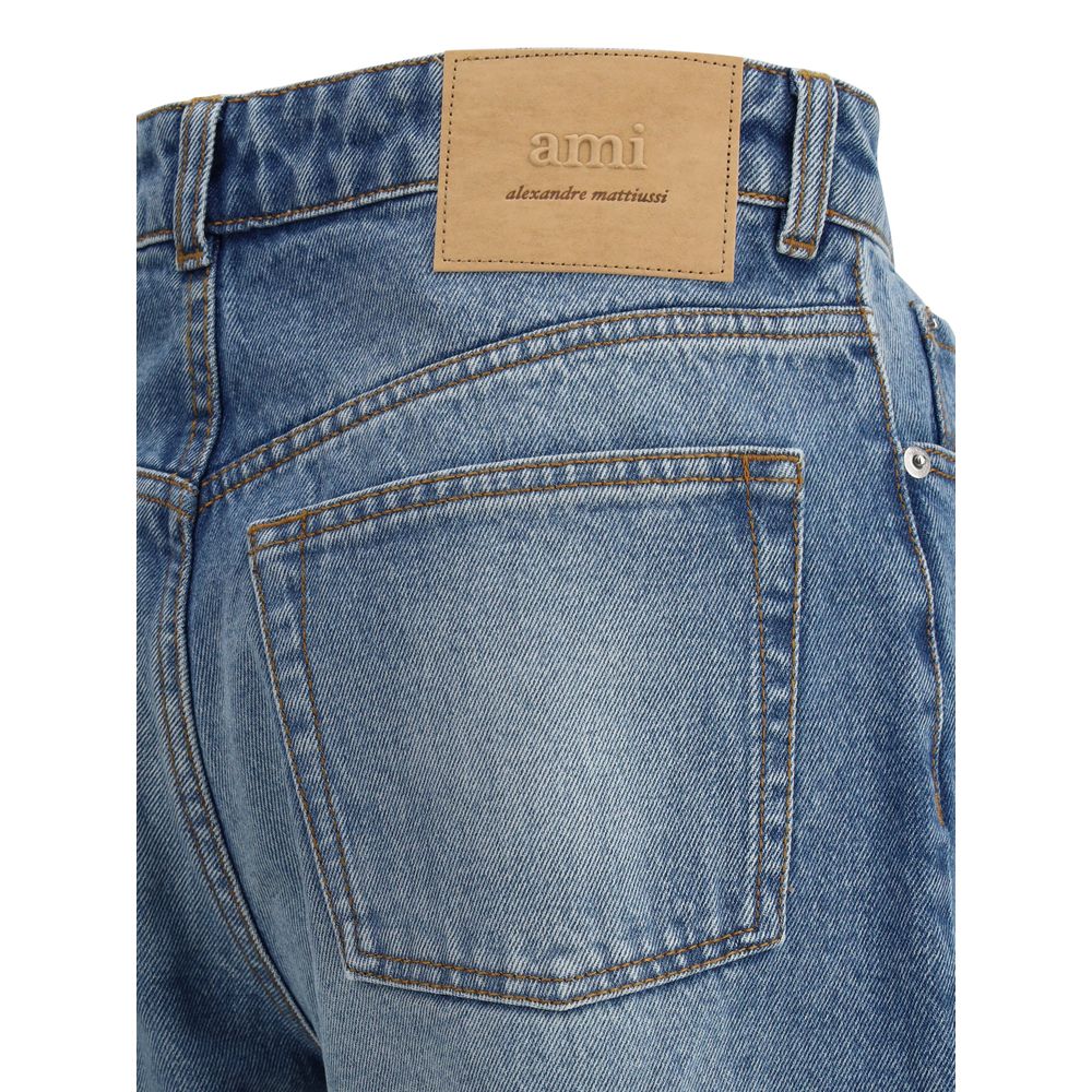 Ami Paris Wide Leg Jeans