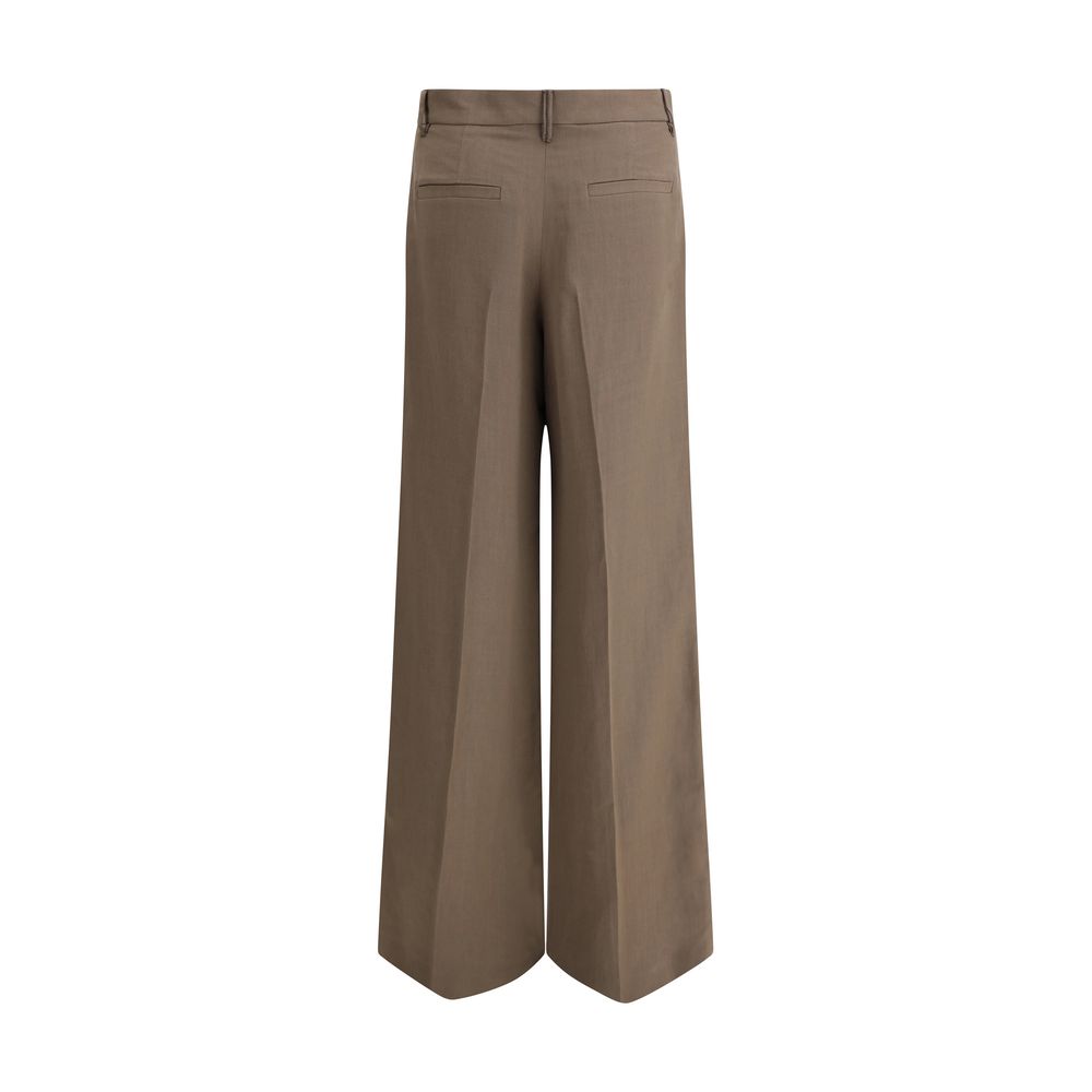 Brunello Cucinelli Wide Leg Pants