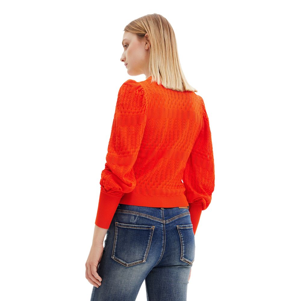 Desigual Orange Viscose Tops & T-Shirt