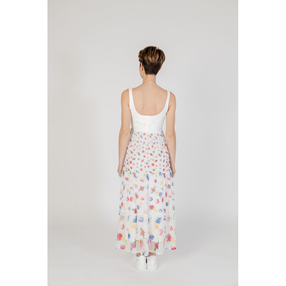 Desigual White Polyester Dress