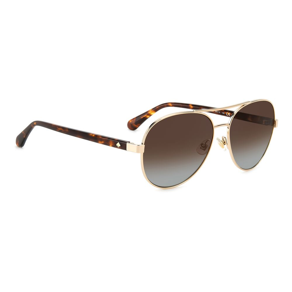 Kate Spade Gold Metal Sunglasses