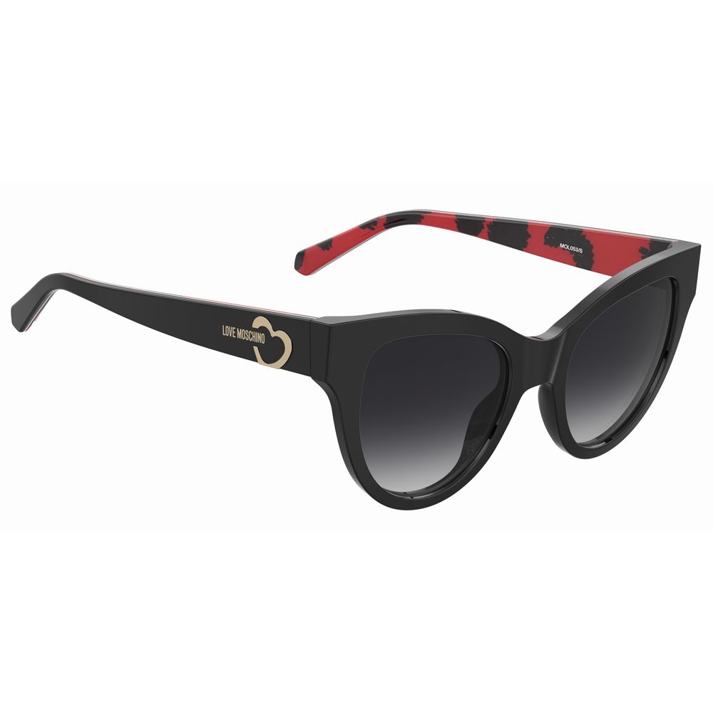 Love Moschino Black Acetate Sunglasses