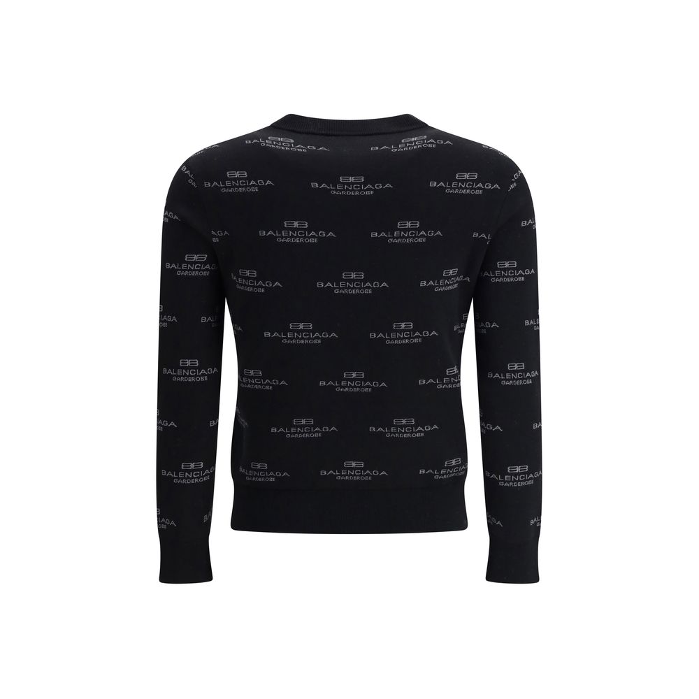 Balenciaga All-over Logo Sweater