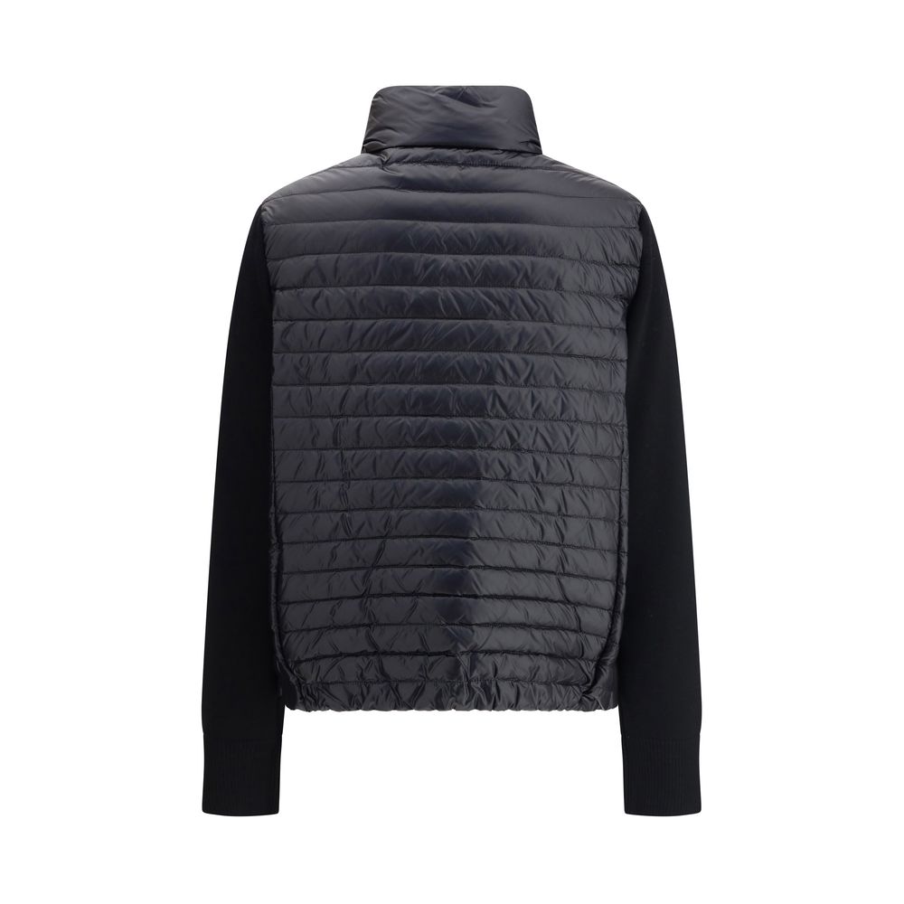 Moncler Knitted Sleeve Down Jacket