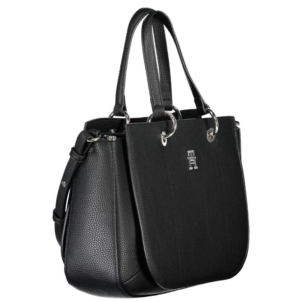 Tommy Hilfiger Black Polyethylene Women Handbag