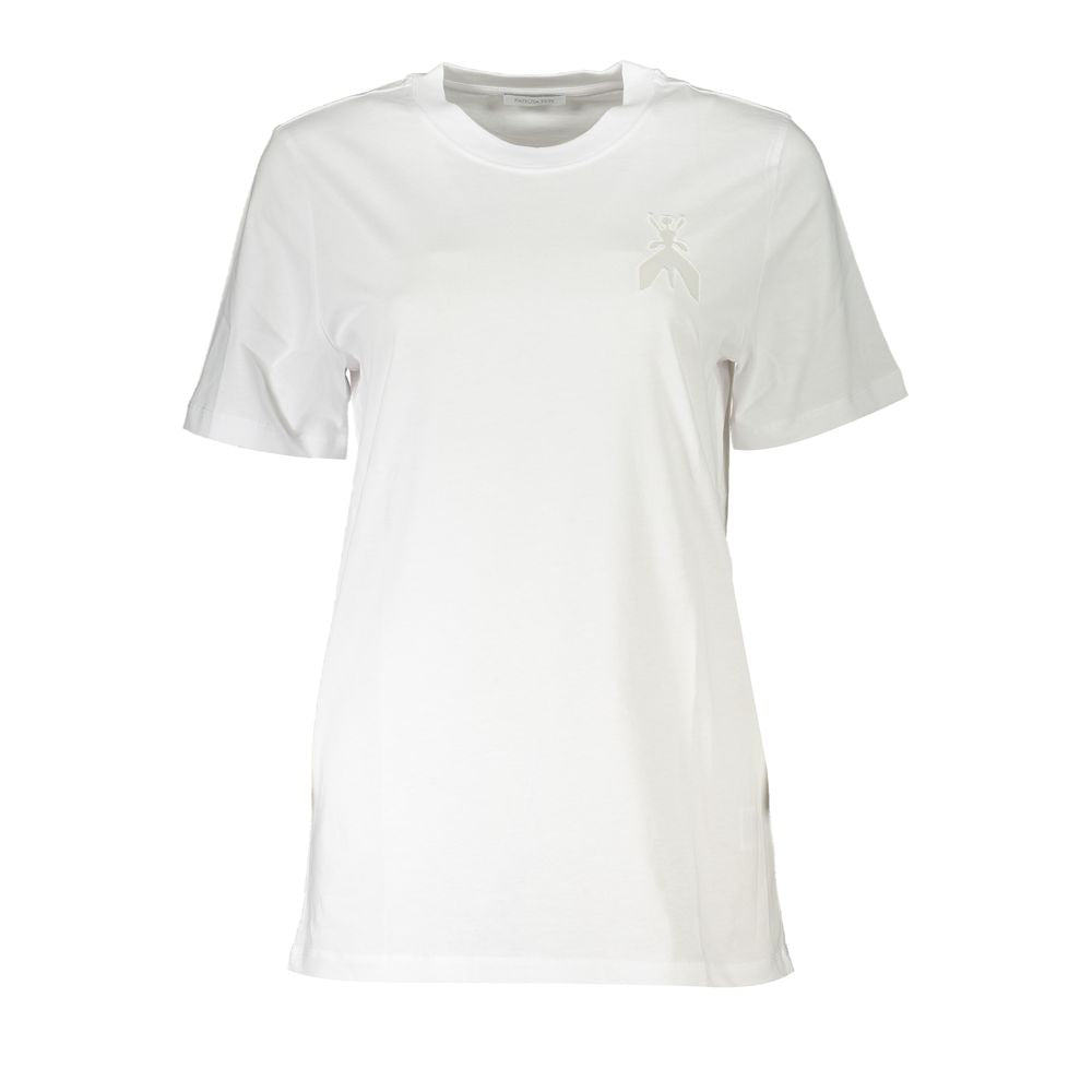 Patrizia Pepe Chic Embroidered Crew Neck Tee