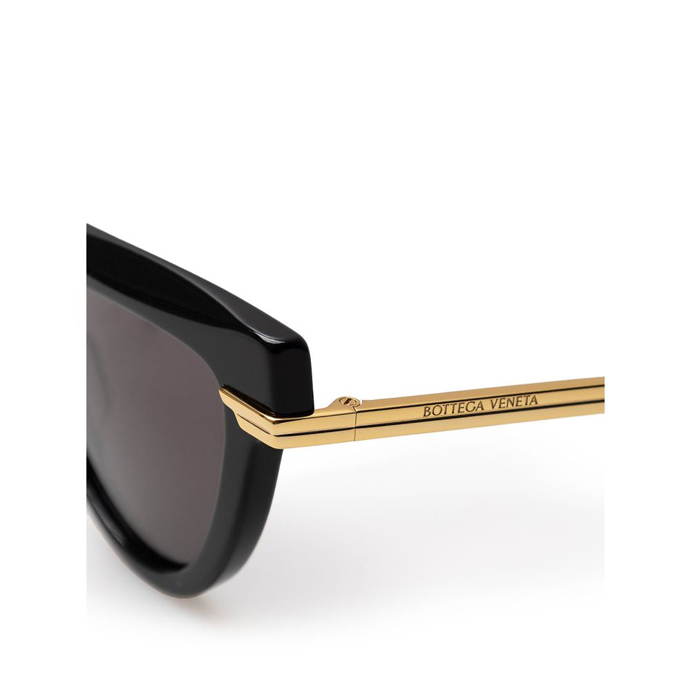 Bottega Veneta Black Acetate Sunglasses