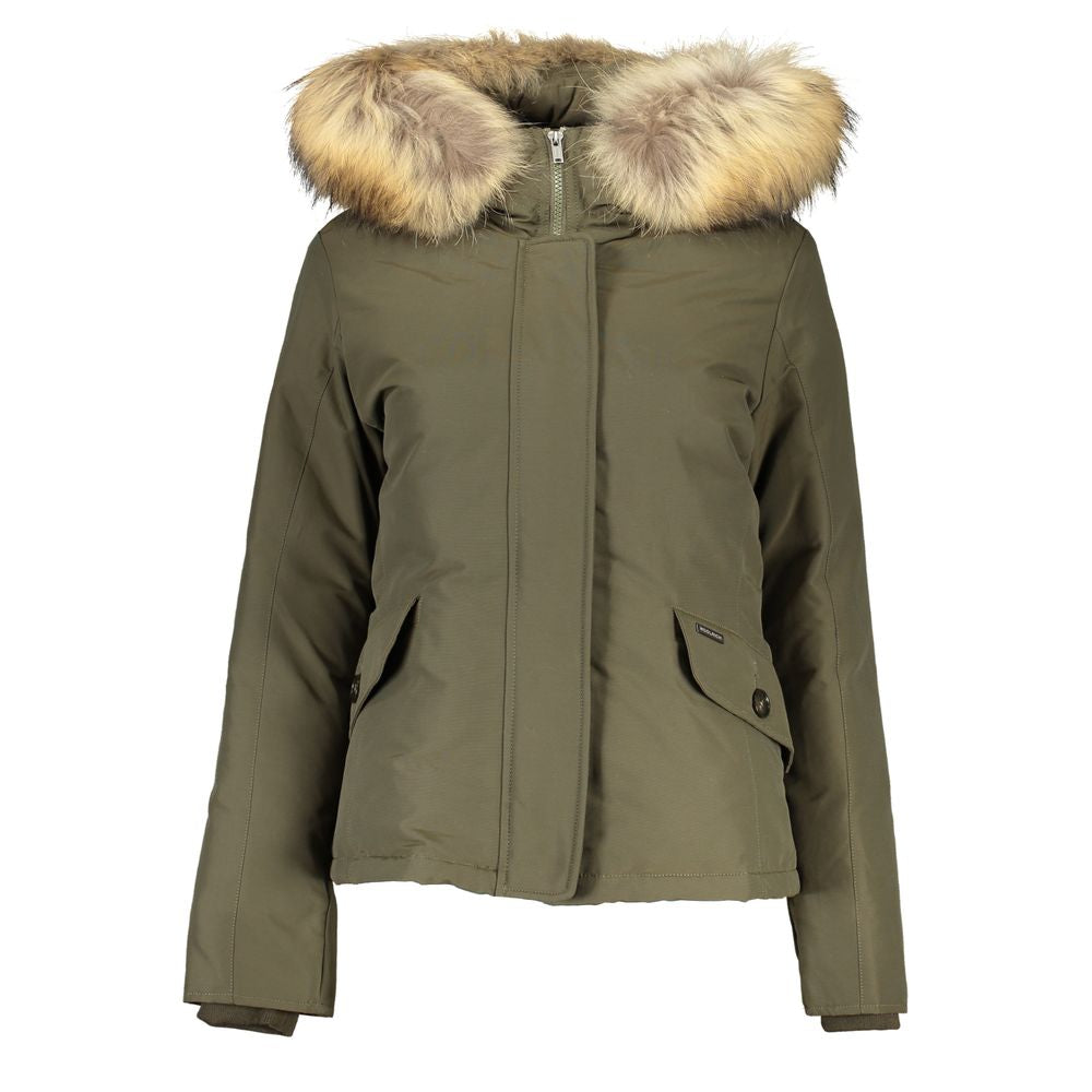 Woolrich Green Cotton Jacket