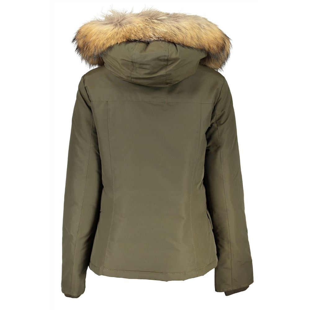 Woolrich Green Cotton Jacket