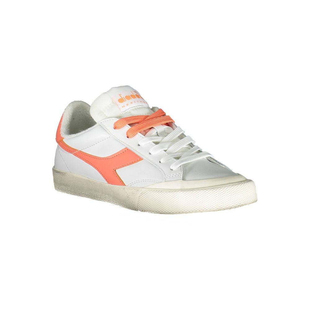 Diadora White Leather Women Sneaker