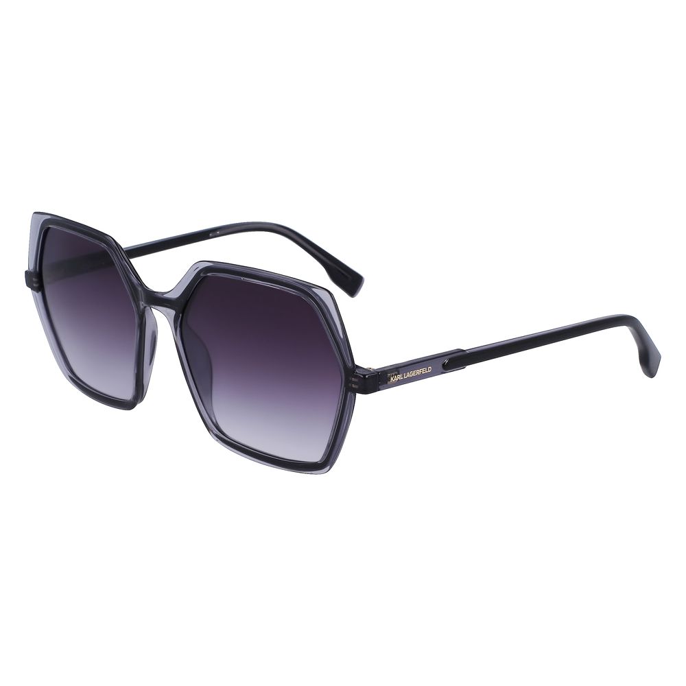 Karl Lagerfeld Black Acetate Injected Sunglasses