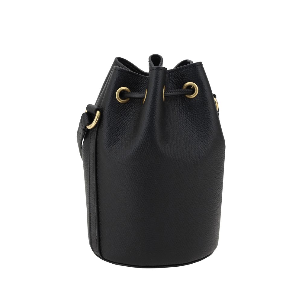 Valentino Garavani Mini Vlogo Drawstring Bucket Bag