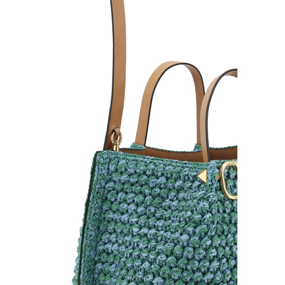 Valentino Garavani Raffia Tote Bag