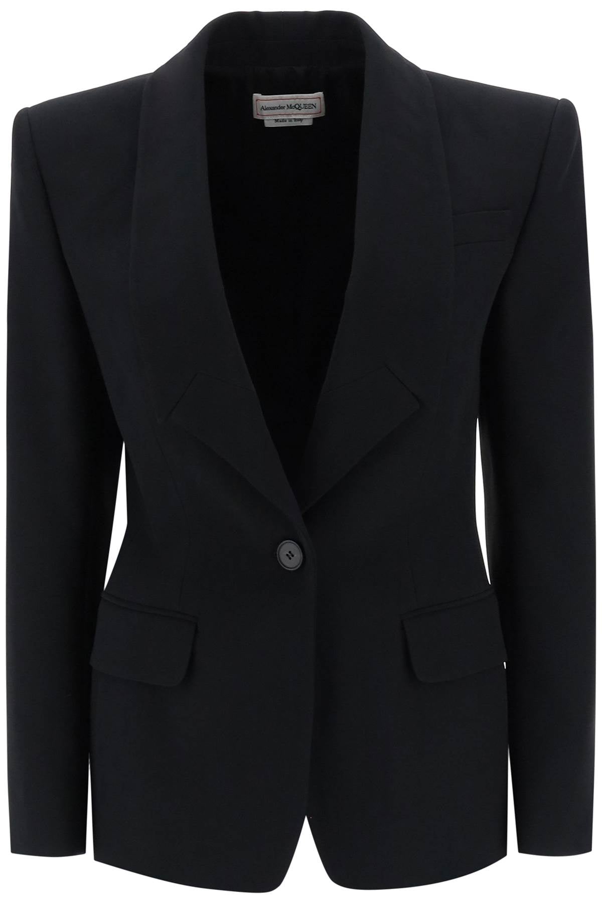 Alexander Mcqueen upside-down lapel jacket