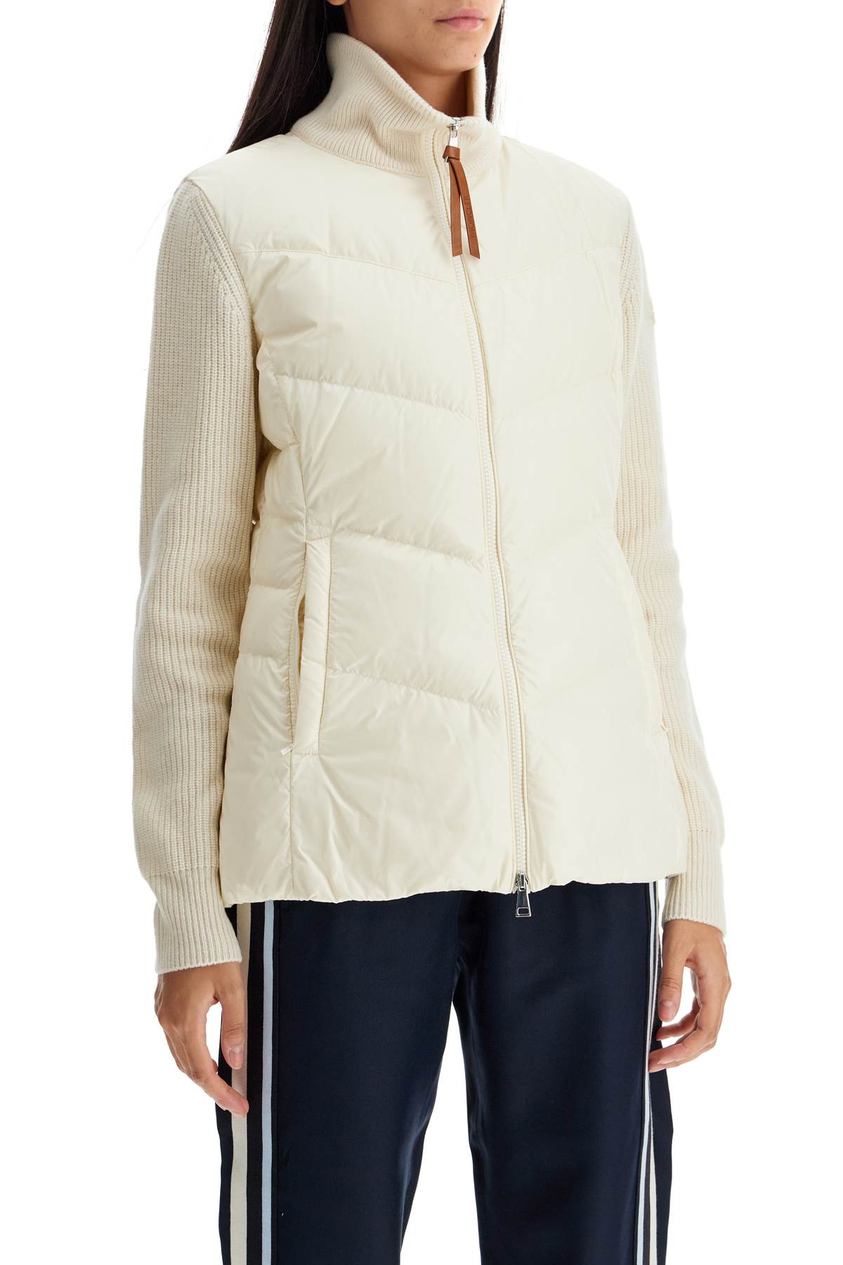 Moncler hybrid padded cardigan