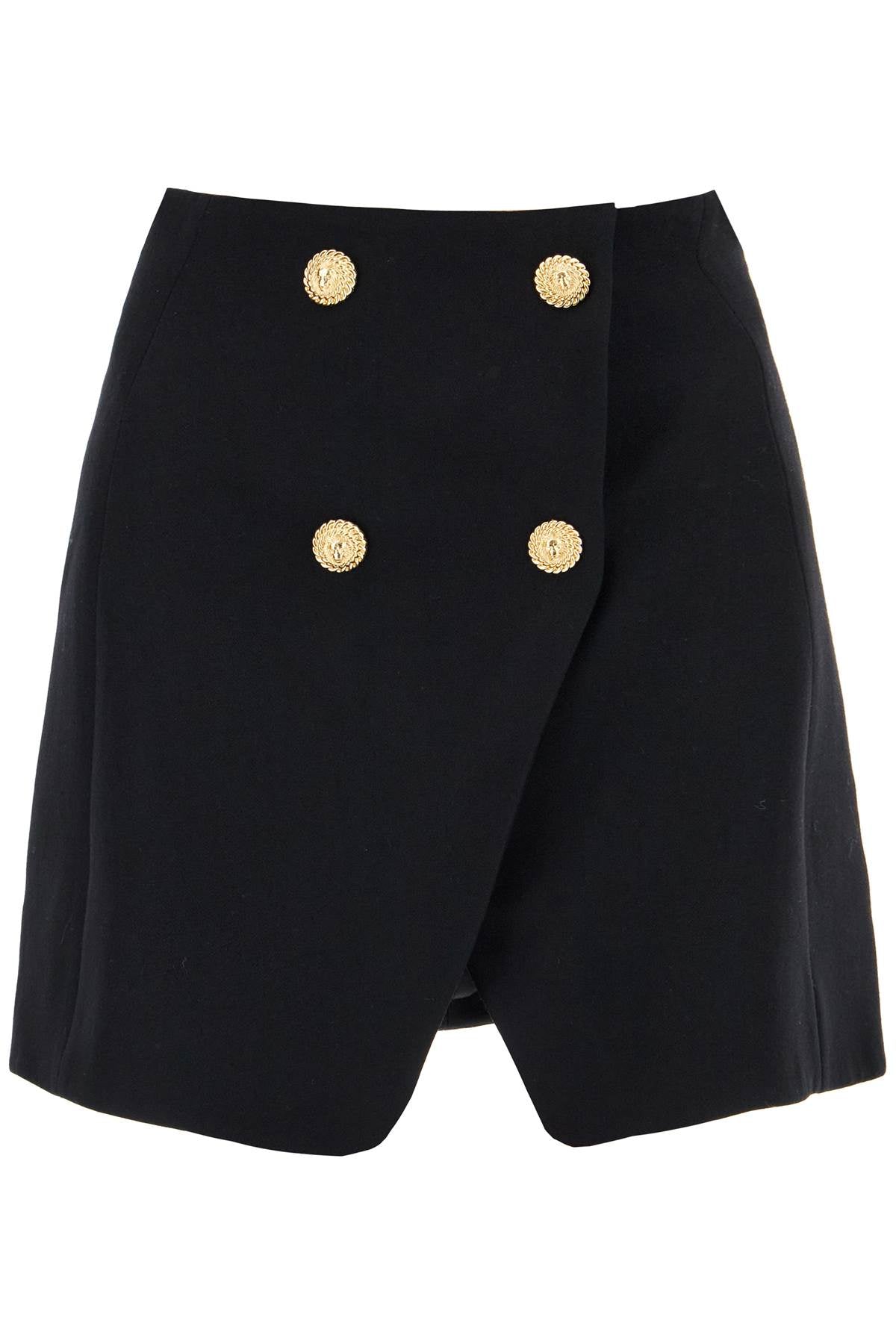 Balmain "mini skirt in grain de p